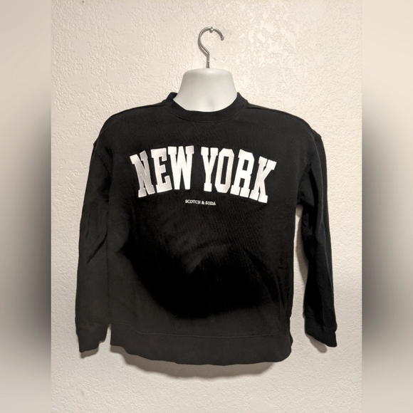 Scotch & Soda Sweaters - Scotch & Soda Black 'New York' Sweatshirt